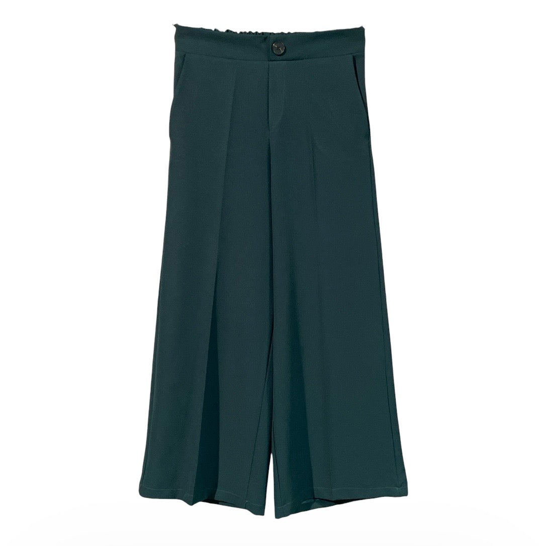 Pantalone donna tessuto tecnico modello palazzo 7/8 - AVENUE