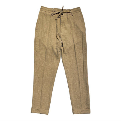 Pantalaccio tessuto goffrato lino e viscosa ISCHIA-LINOZERO