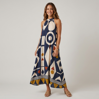 Vestito oversize in viscosa 26313 - FRANZESE