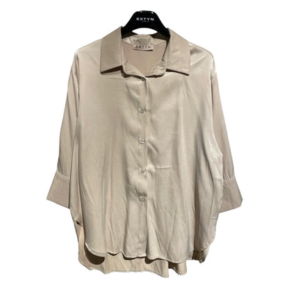 Camicia oversize tessuto satin 28D188 - EXTYN