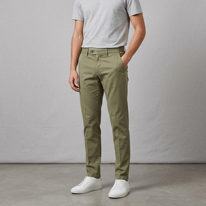 Pantalone uomo raso di cotone MARSIGLIA76 - REVISION