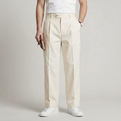 Pantalone uomo cotone gamba dritta MP429 - GALERIE