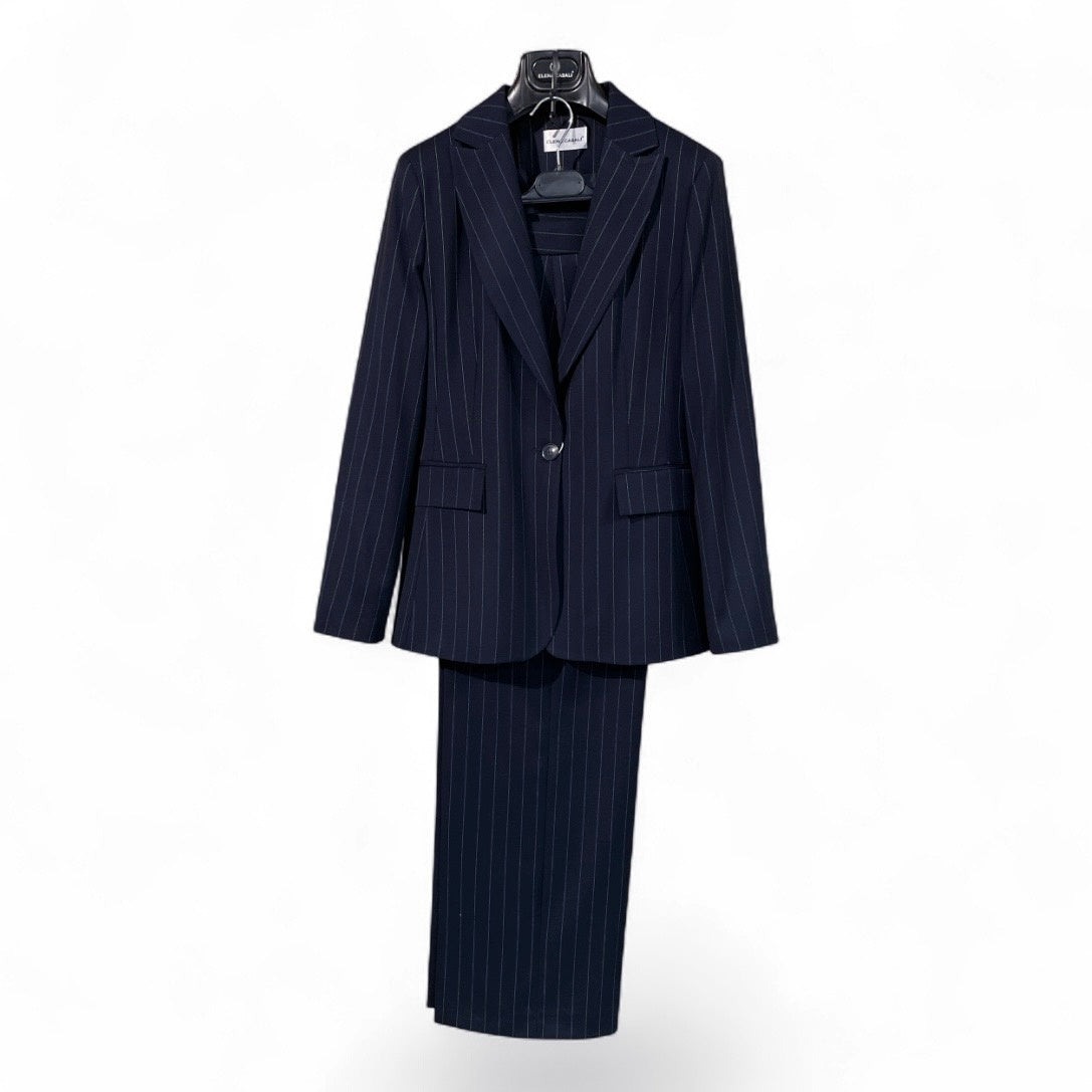 Tailleur donna gessato 04512 - ELENA CASALI