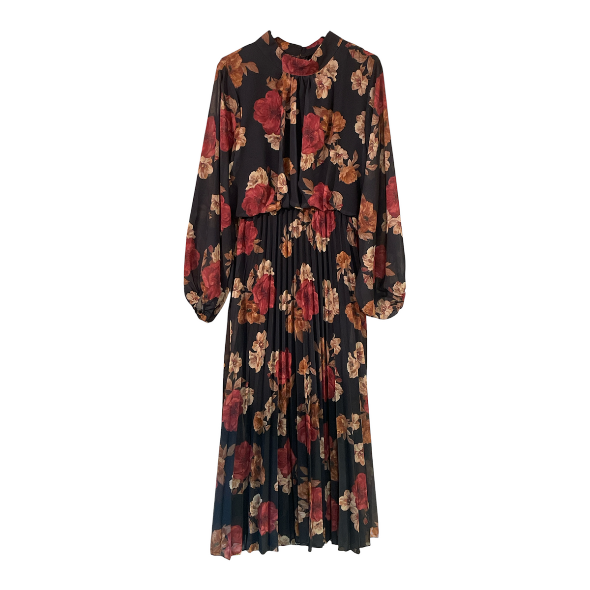 Vestito donna longuette stampa fiori 21720F