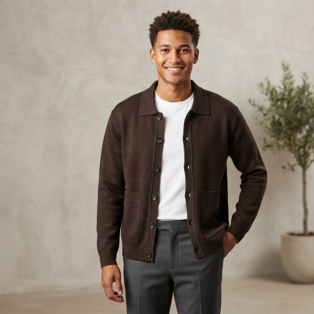 Cardigan uomo modello overshirt UR2100041 - URBAN RING